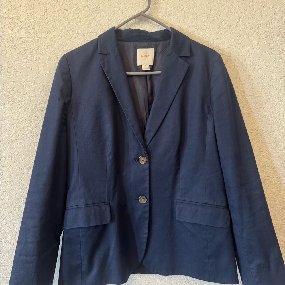 J. Crew Women's Navy Blazer